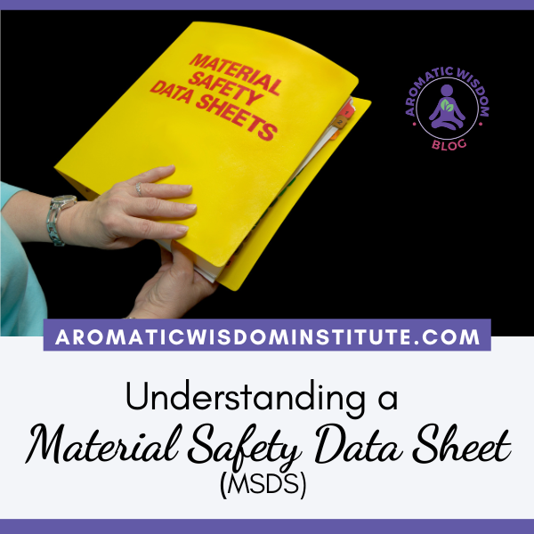 What is a Safety Data Sheet (SDS)  Formerly known as an MSDS